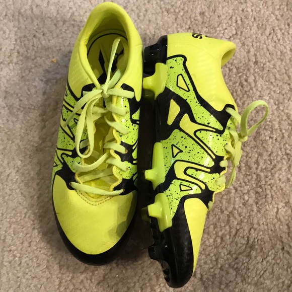 adidas Other - Boys yellow adidas soccer cleats size 3